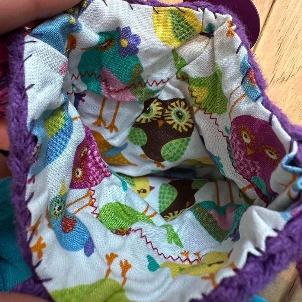 1 of 1 Colorful Crochet Crossbody Bag